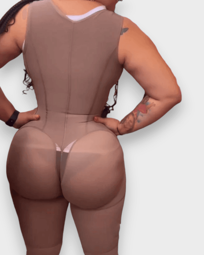 Compression Garment Tummy Control Fajas Adjustable Hook And Eye Front Closure Women Shapewear Post Liposuction - Wishe