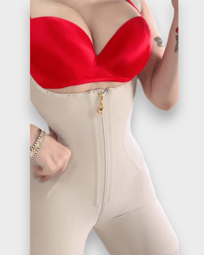 Hourglass Deluxe Rosé - Mid-leg Shapewear - Wishe