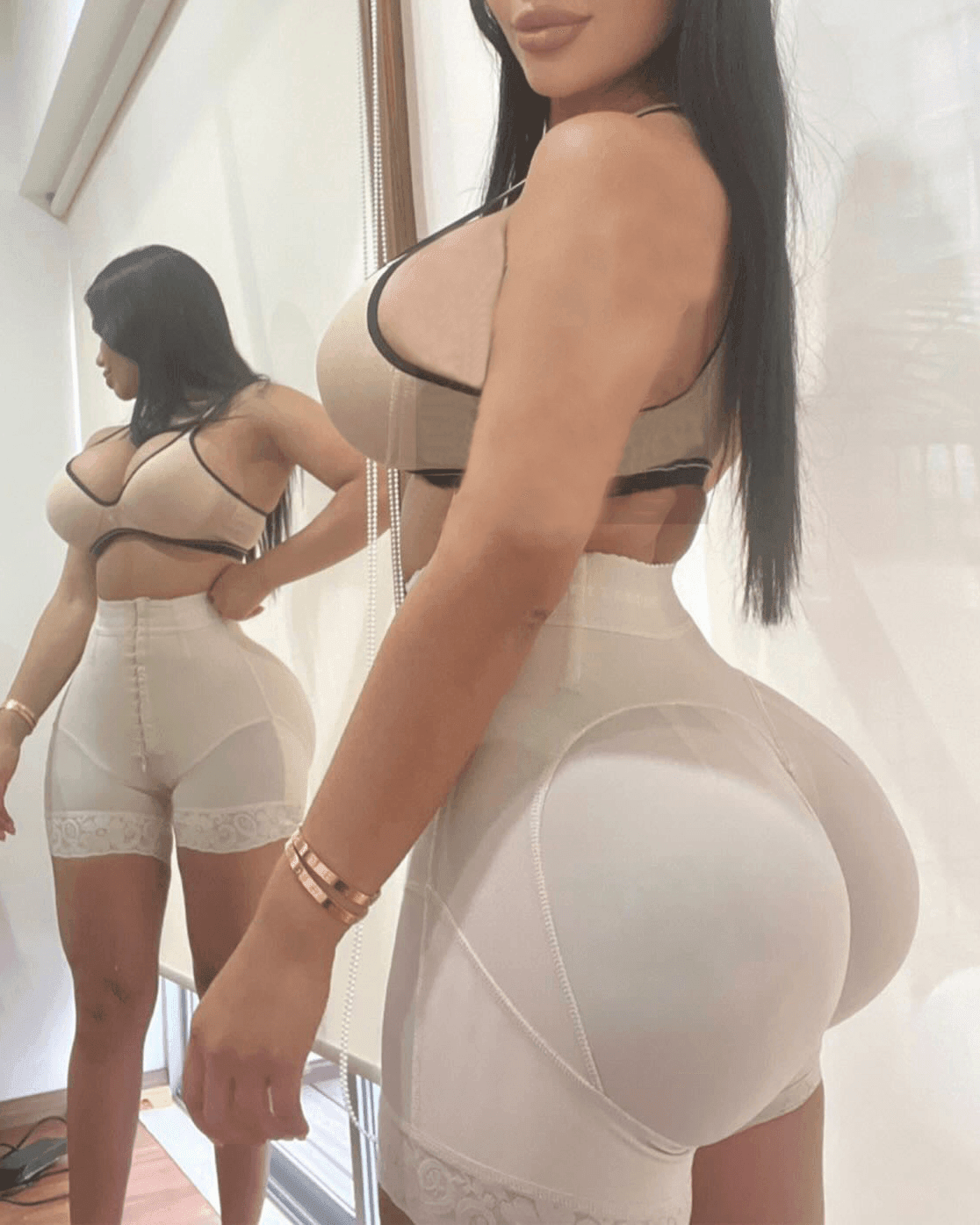 Liposhort Doble Talla Levanta Glúteo Reloj De Arena