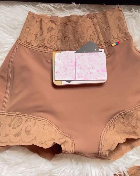 Shorts invisibles de cintura baja sin costuras para control de abdomen y realce de glúteos