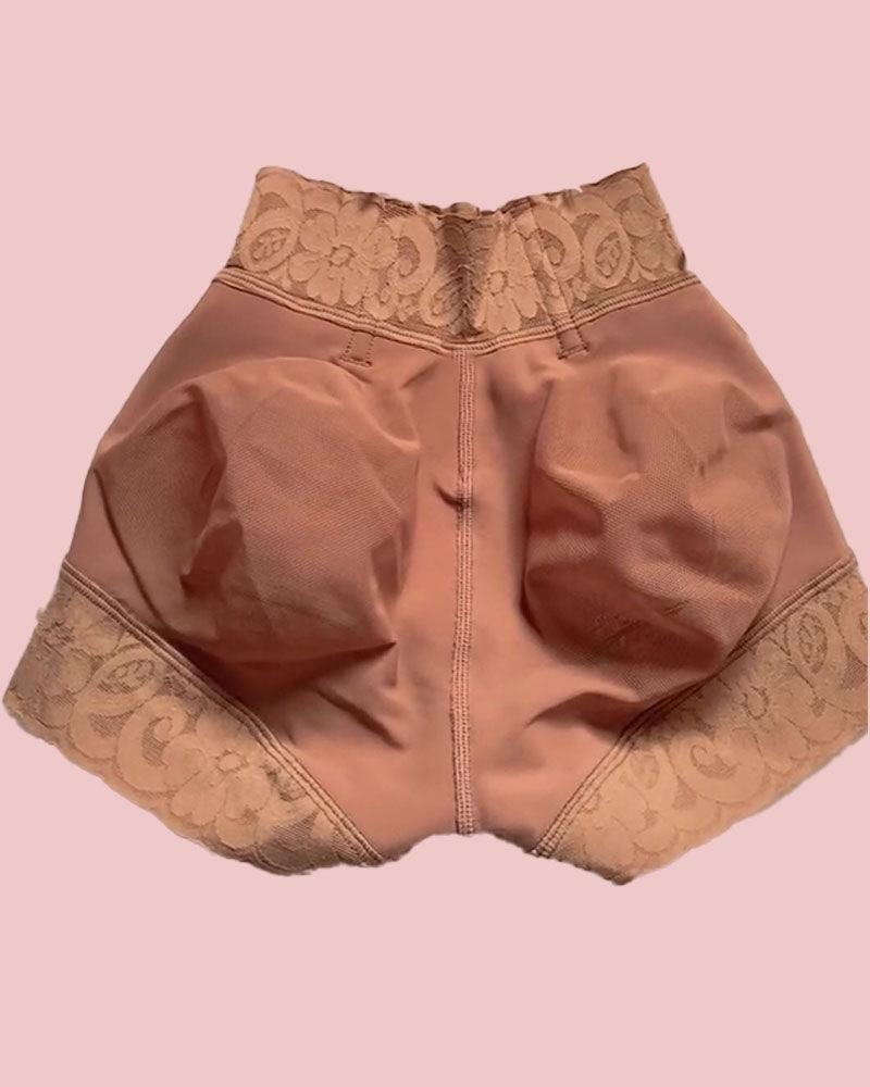 Shorts invisibles de cintura baja sin costuras para control de abdomen y realce de glúteos