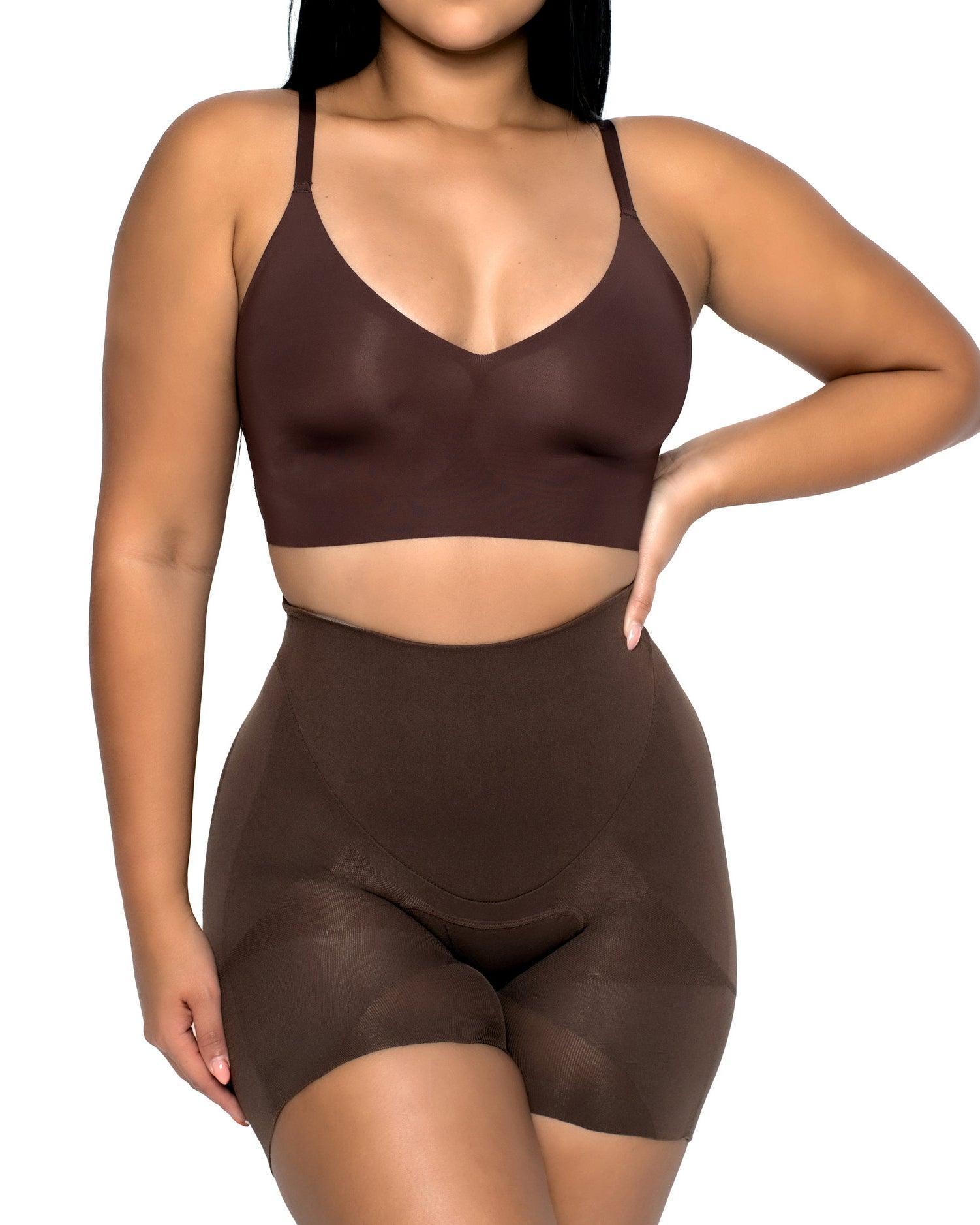 Low Waist Shorts Double Tummy Layer