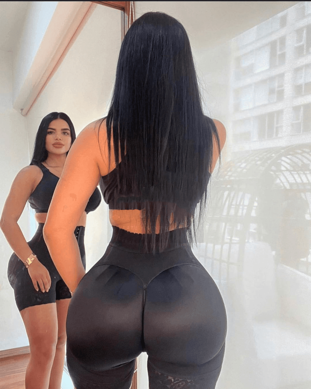 Liposhort Doble Talla Levanta Glúteo Reloj De Arena