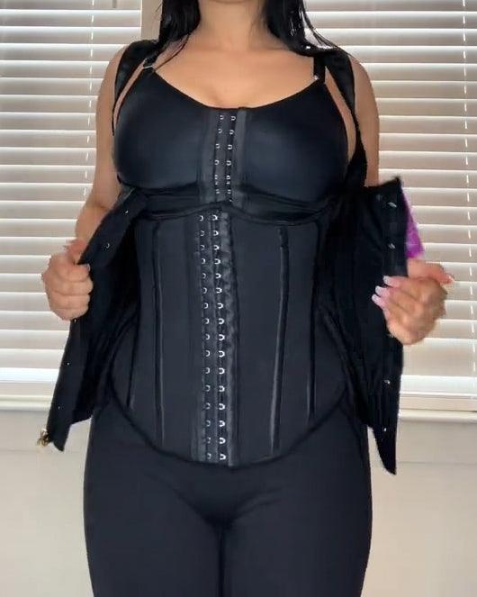 High Compression Internal Hooks Double Shape Control Zipper Faja Corset