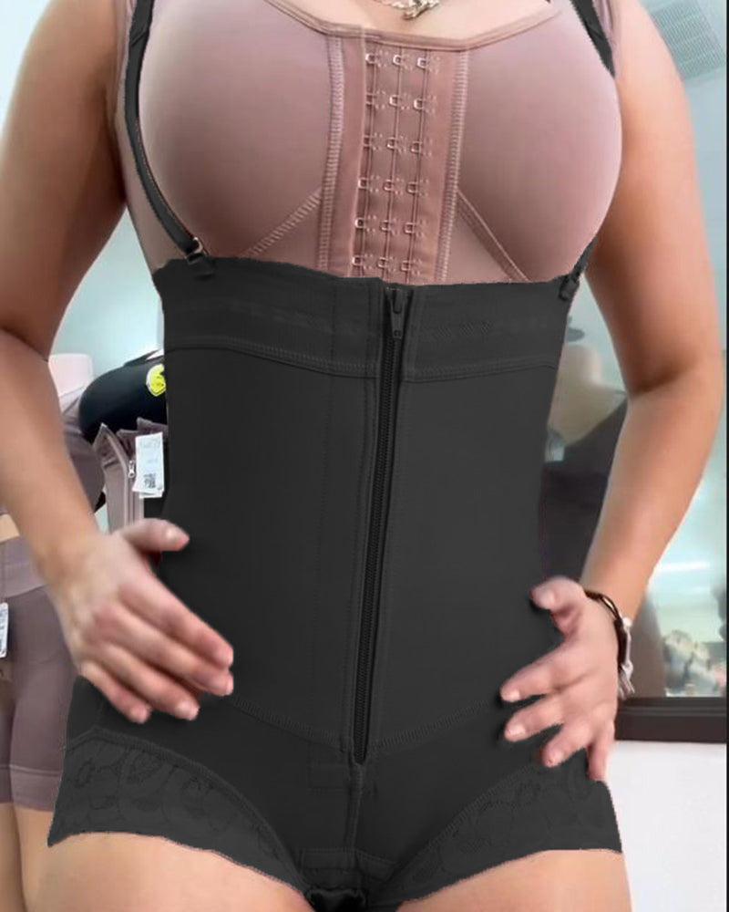 Button-zip Shapewear - Wishe