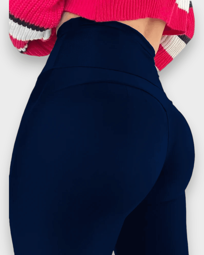 High Waist Tummy Control Leggings - Wishe