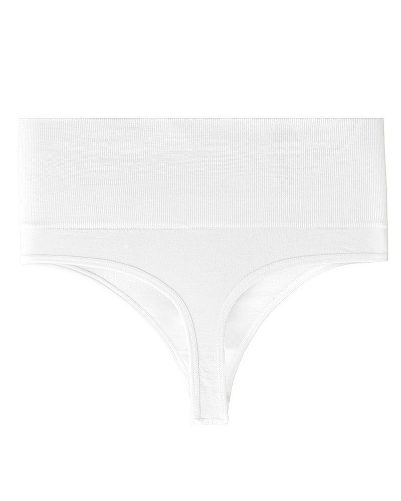 Threaded Solid Color Simple Thong