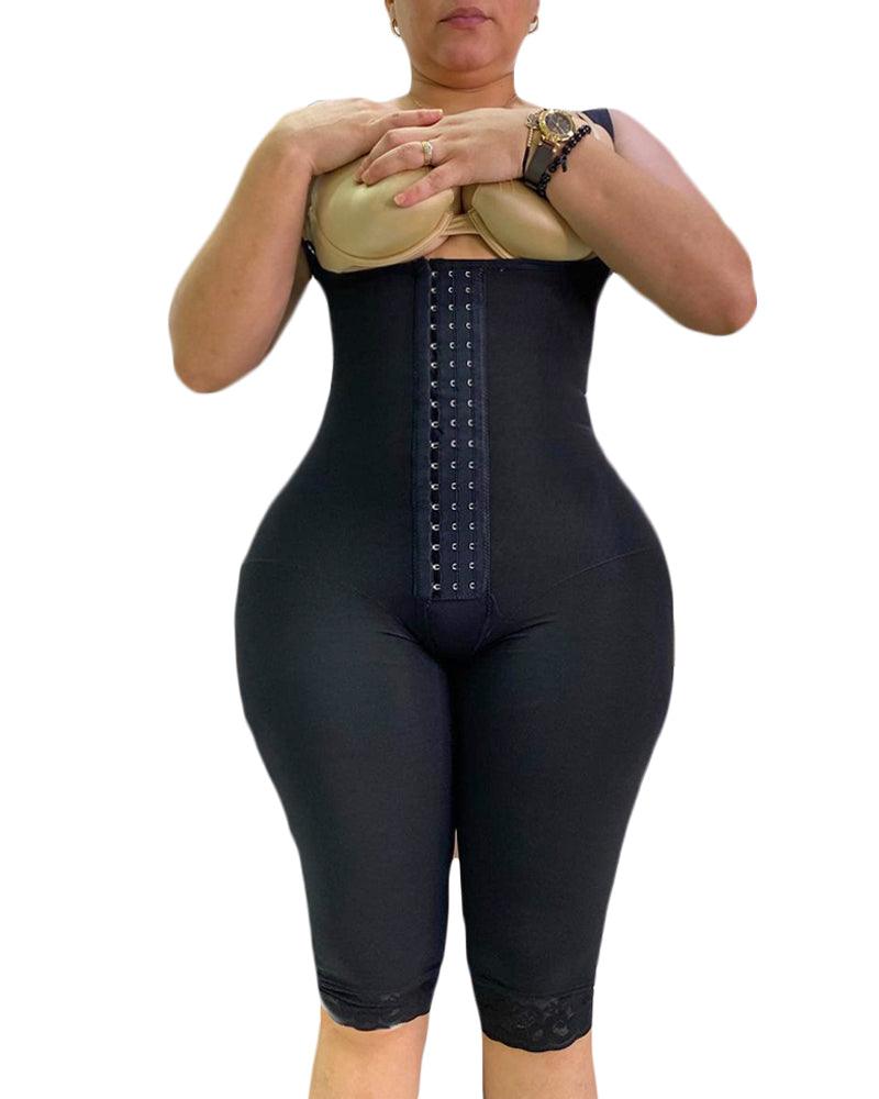 Women Bodyshaper Knee High Compression Girdle For Daily Or Postpartum Use - Wishe