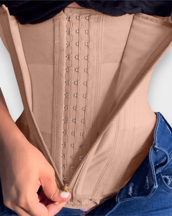 Zip & Breasted Body Shaper Tank Top - Wishe