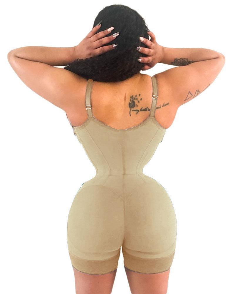 Plastic Fish Bone Double Compression Thin Strap With Bra - Classic Colors - Wishe