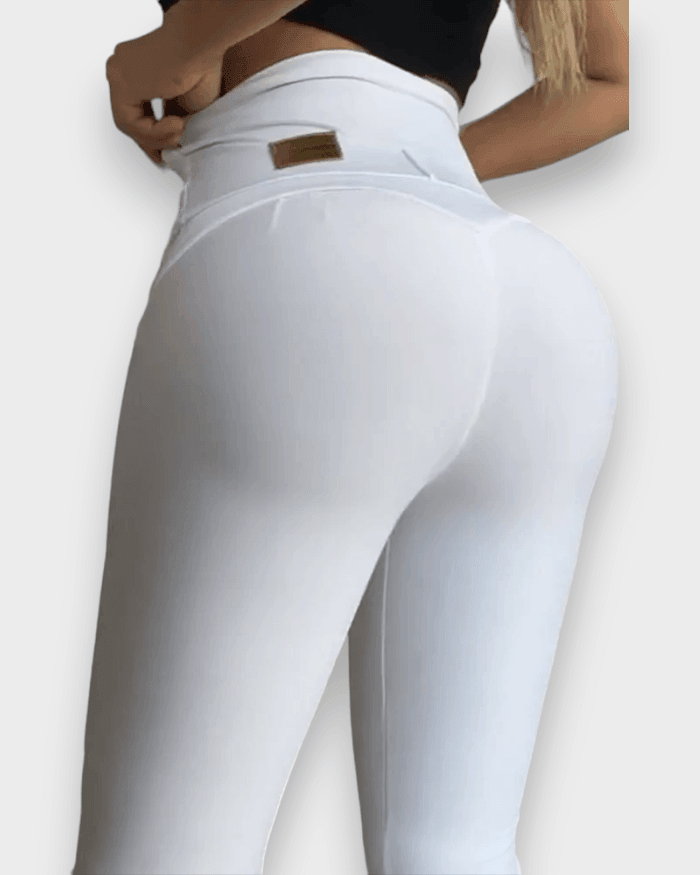 Tummy Control Zipper Butt Lift Pants - Wishe