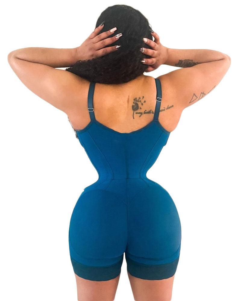 Plastic Fish Bone Double Compression Thin Strap With Bra - Classic Colors - Wishe