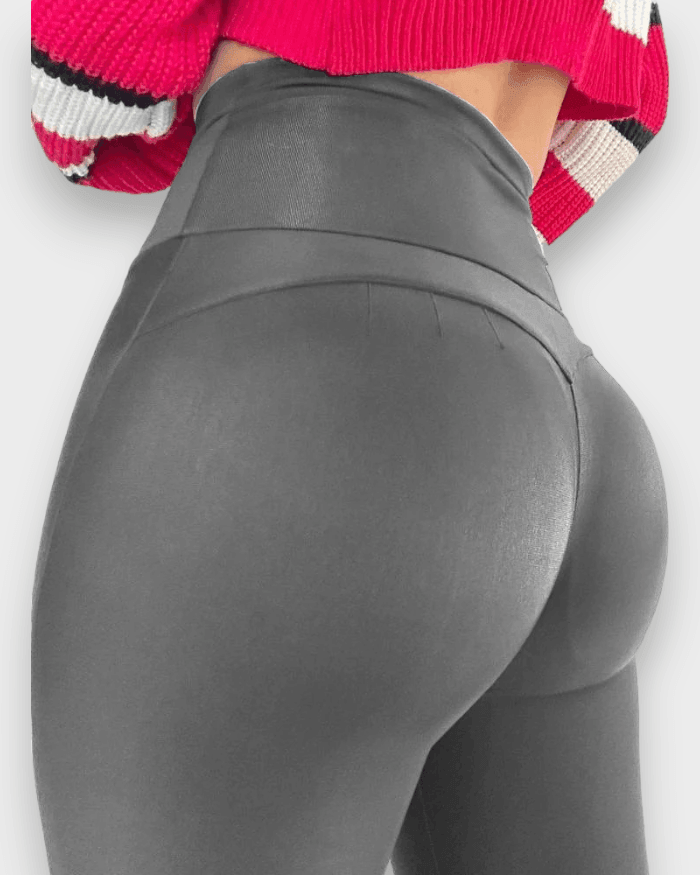 Black Contouring Leggings - Wishe