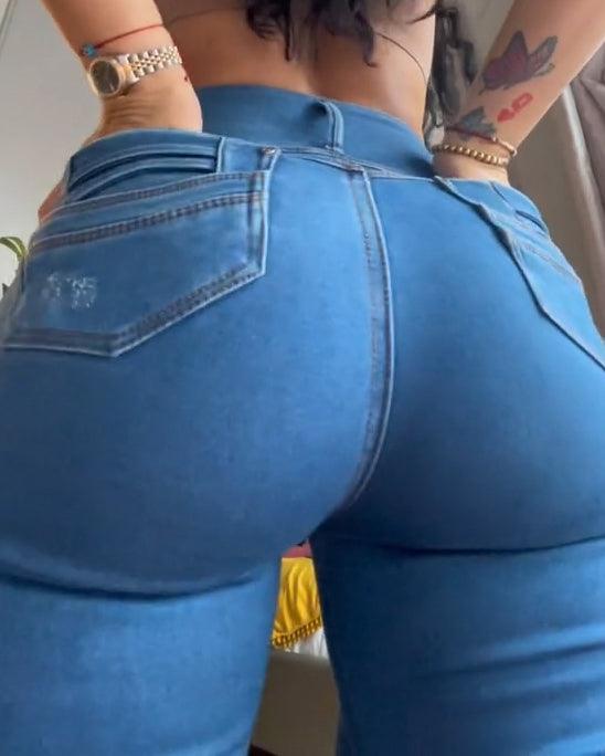 Columbia High Rise Hip Lift Skinny Stretch Jeans - Wishe