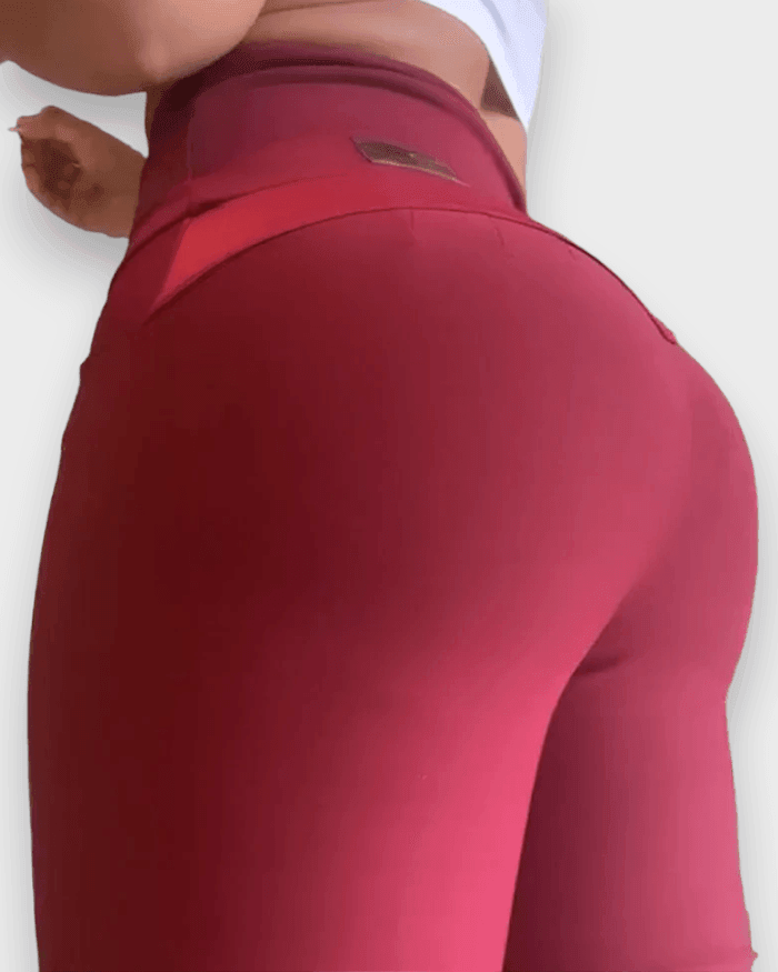 Black Contouring Leggings - Wishe