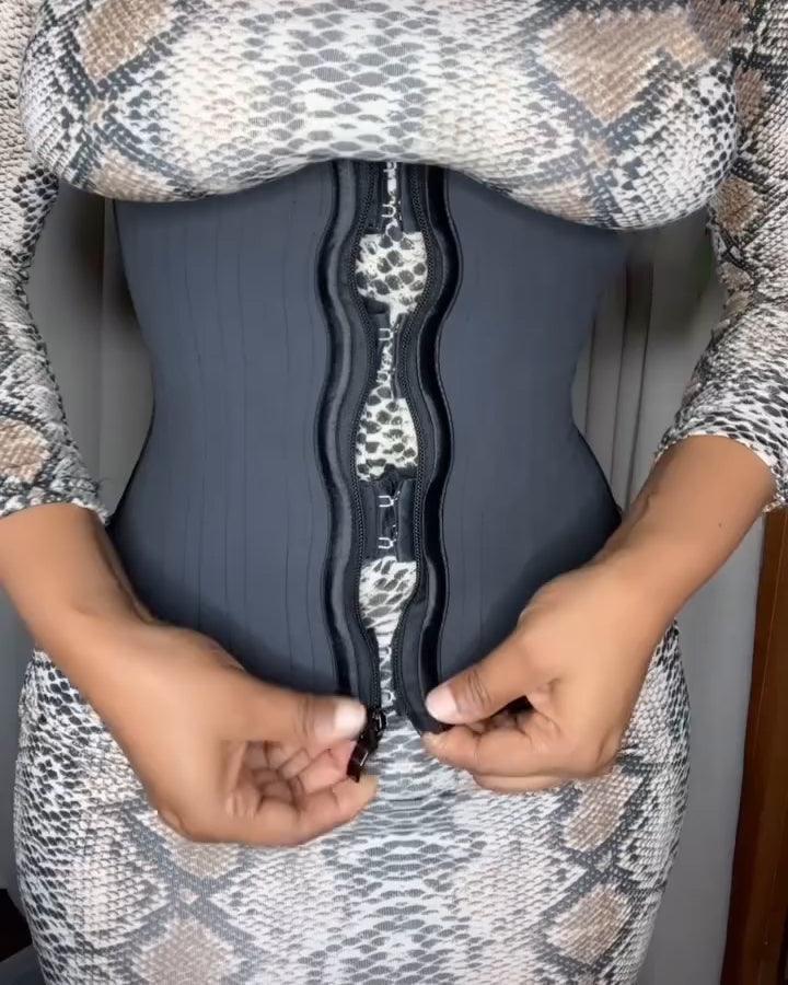 Hourglass Zipper Waist Trainer