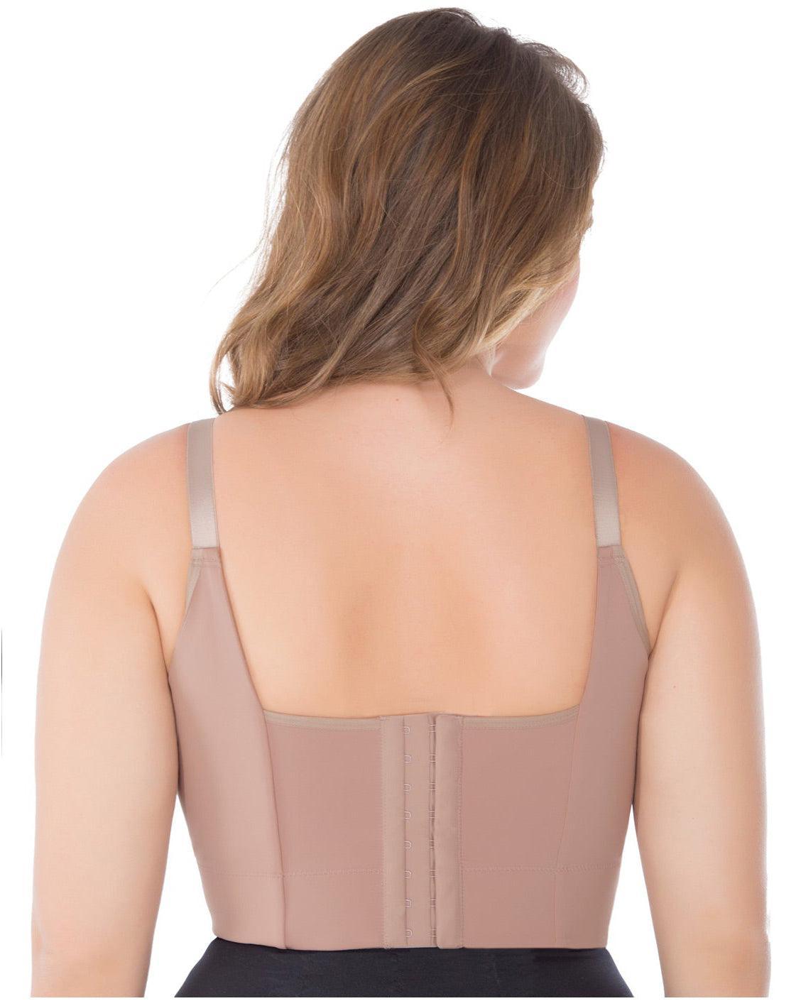 Extra Firm High Compression Full Cup Push Up Bra - Wishe