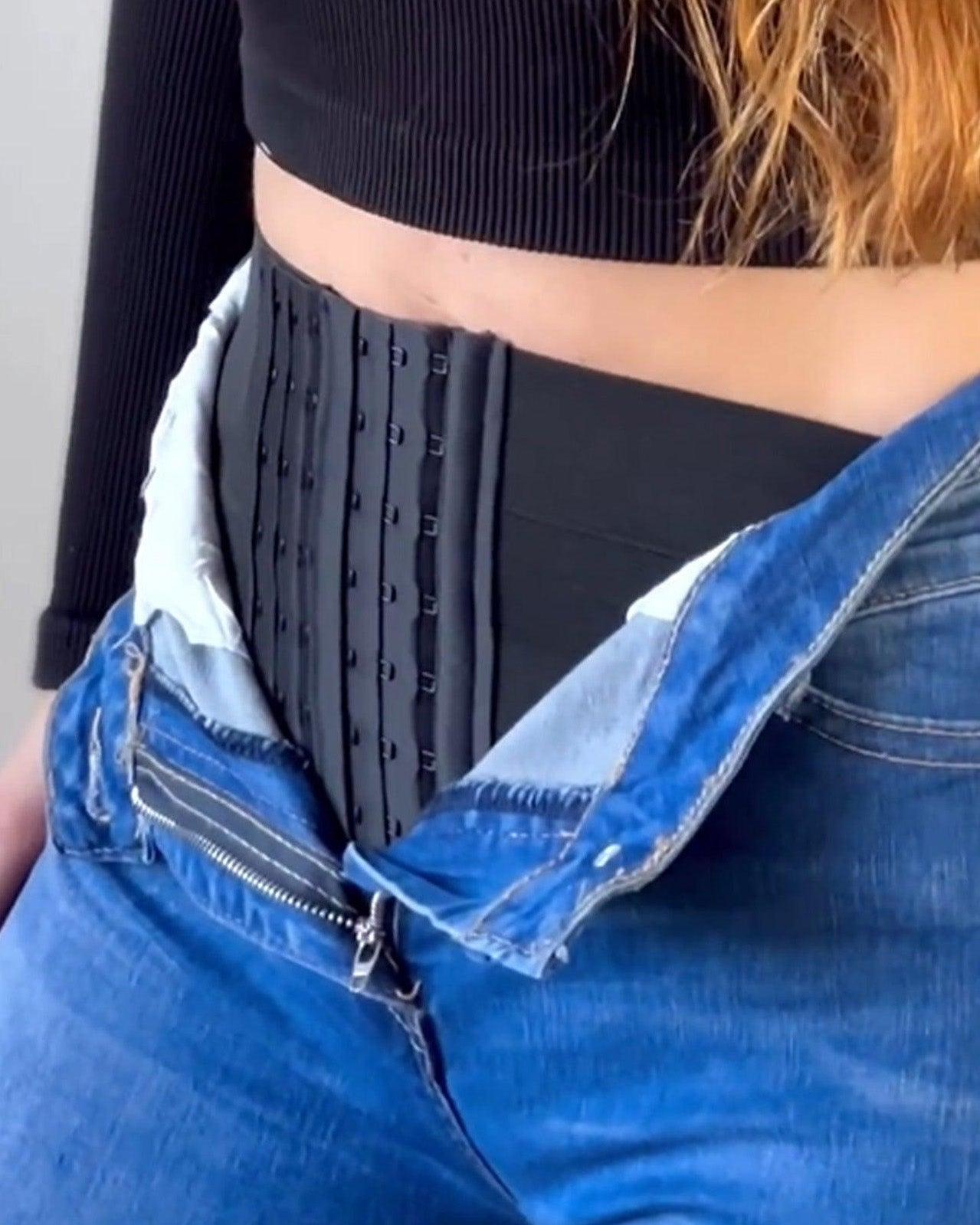Jeans With Shape Belt