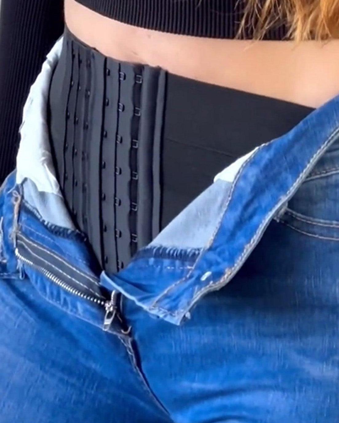 Jeans With Shape Belt