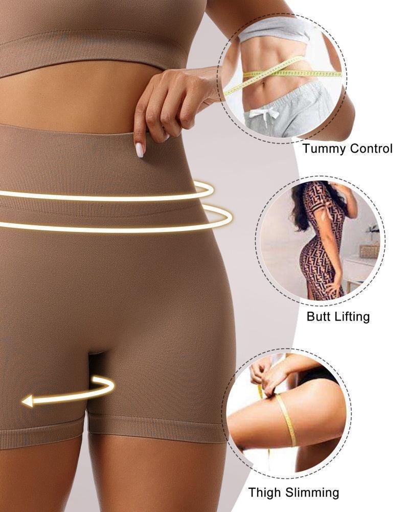 pantalones de control de abdomen de cintura alta