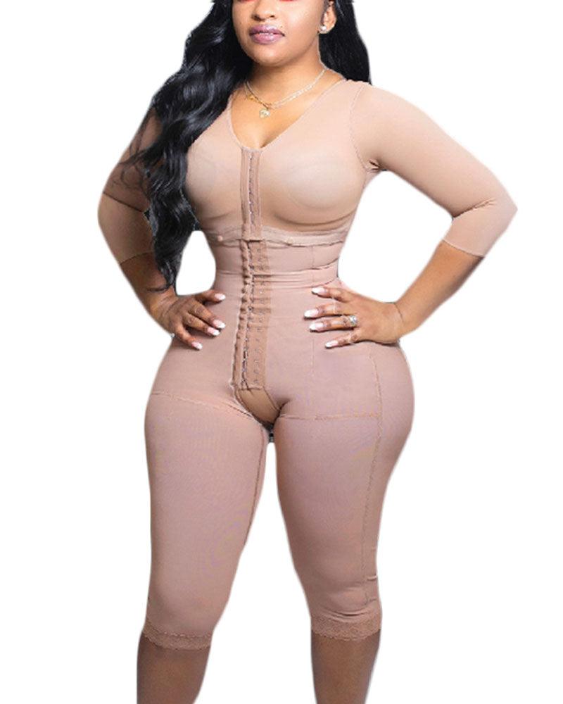 Full Body Support Arm Compression Shrink Your Waist With Built In Bra - Wishe