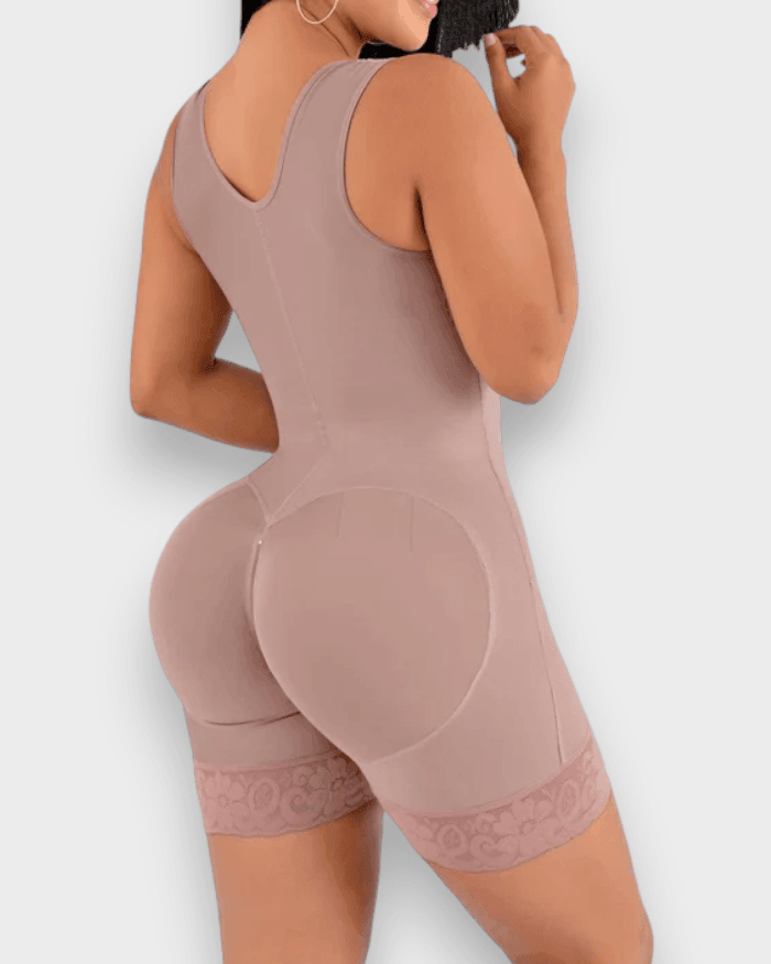 High Compression Short Girdle With Brooches Bust Girdle With Bust For Daily and Post-Surgical Use - Wishe