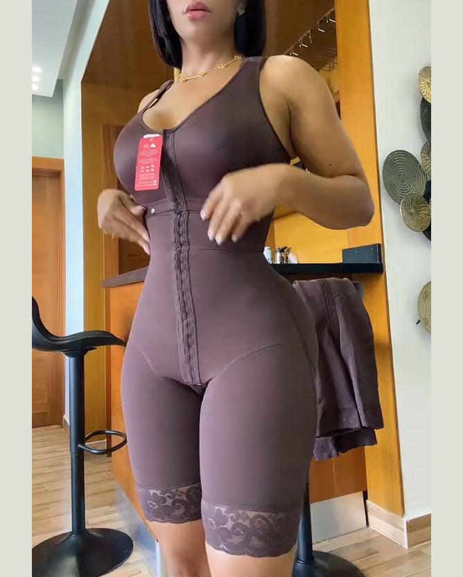 High Comrepssion Full Body Tummy Control Hourglass Faja Gridle - Wishe