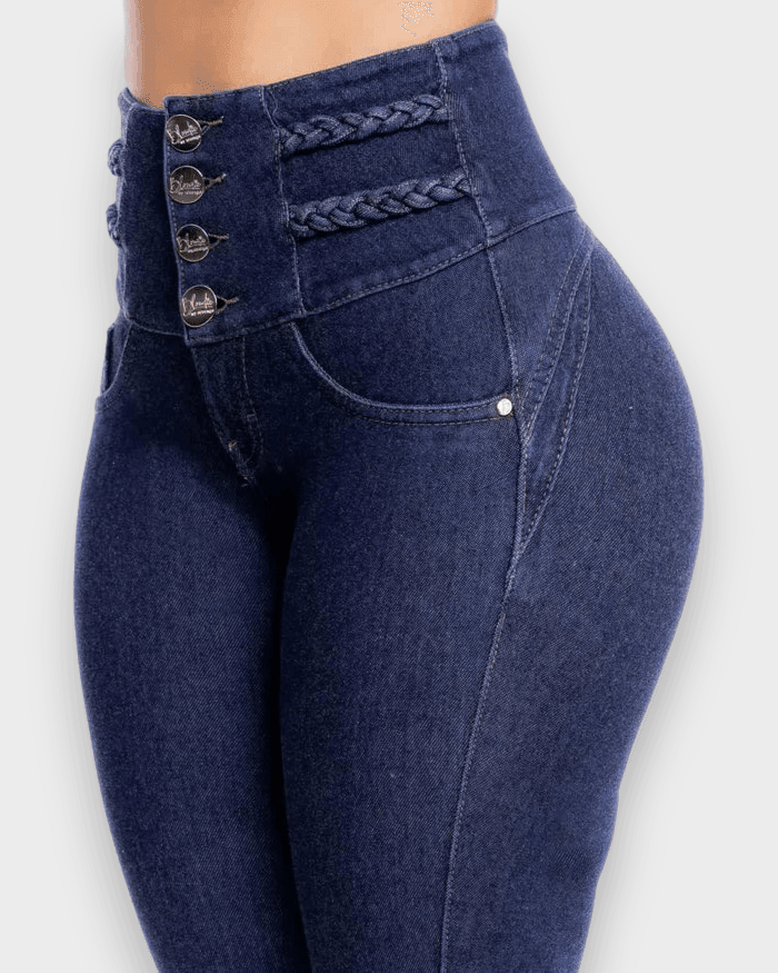 High Rise Skinny Jeans - Wishe
