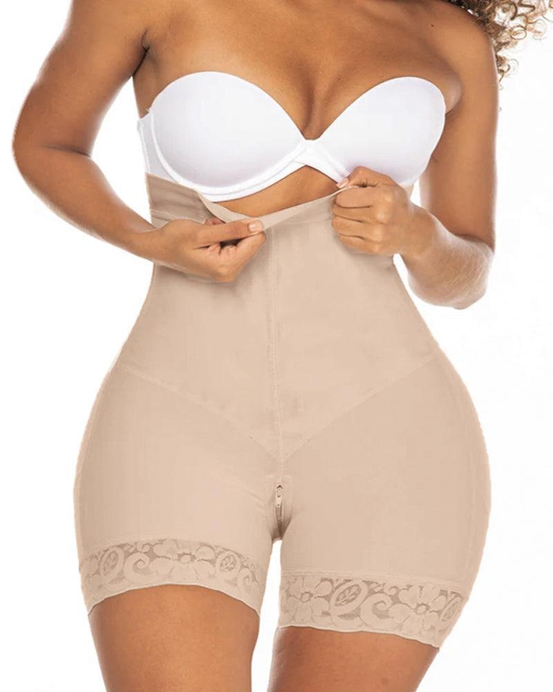 High Waisted Butt Lifter Invisible Bodysuit Seamless Butt Pads Hip Enhancer Slimming Short - Wishe