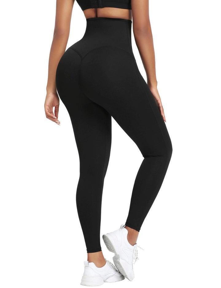LEGGINGS WITH BLUE NEOPRENE TUMMY CONTROL - Wishe