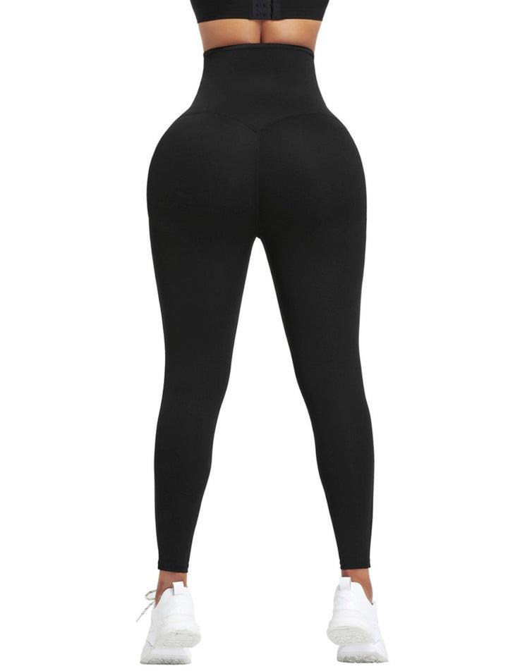 LEGGINGS WITH BLUE NEOPRENE TUMMY CONTROL - Wishe