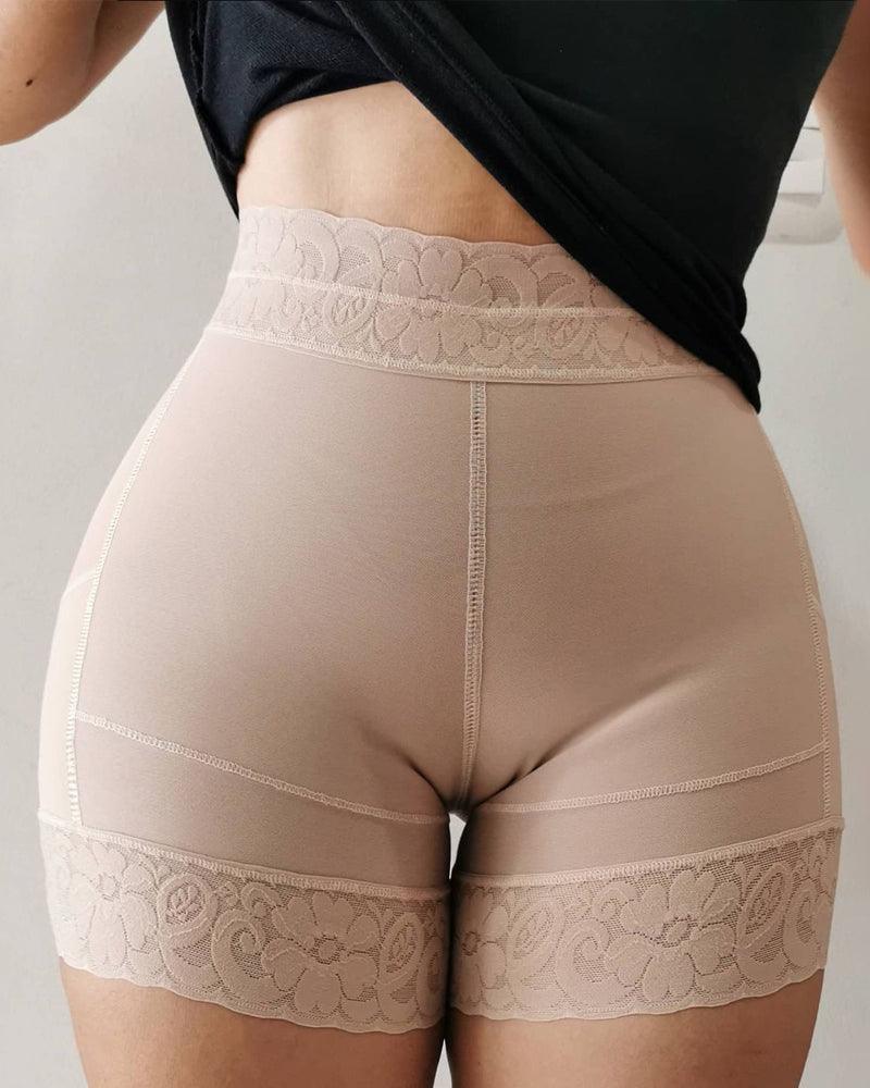 Postpartum Recovery Slimming Fajas Lace Butt Lifter - Wishe