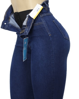 Sawary Jeans High Waist With Super Lipo Spandex - Wishe