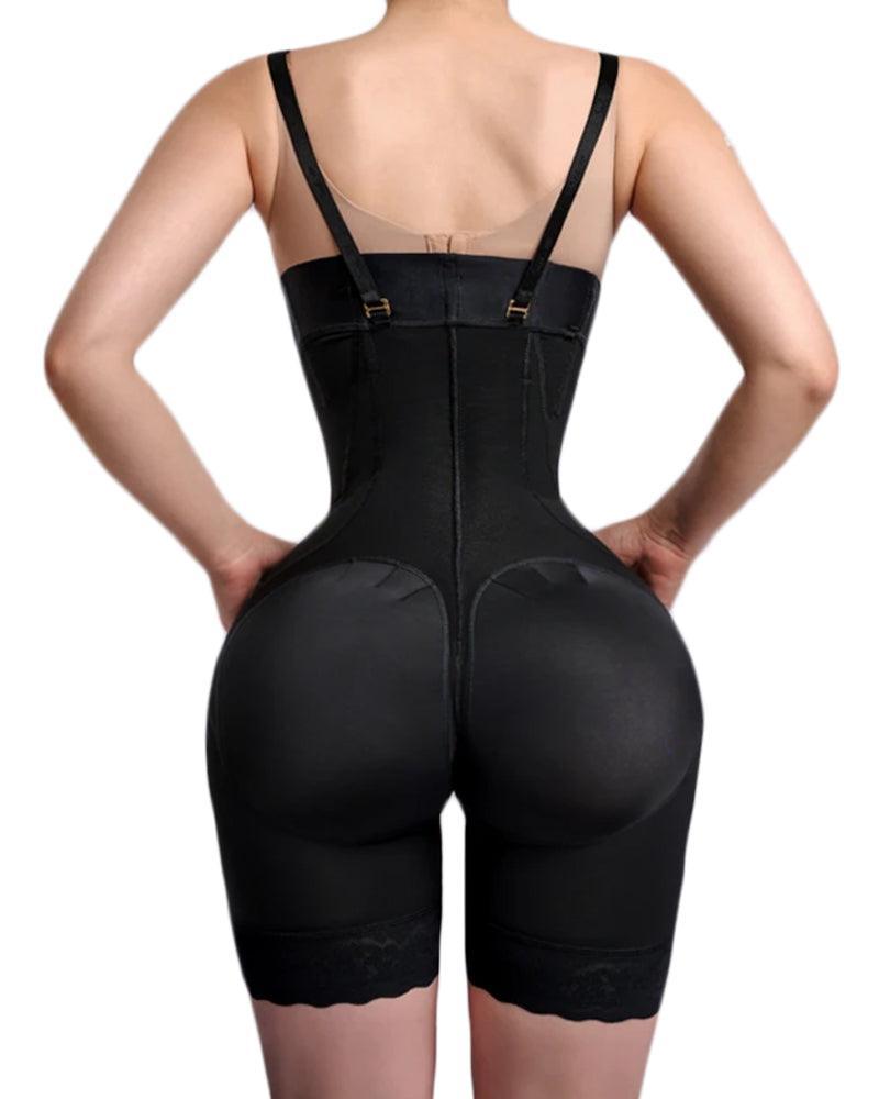 Women Body Hourglass Girdle - Rib-height, Mid-leg - Wishe