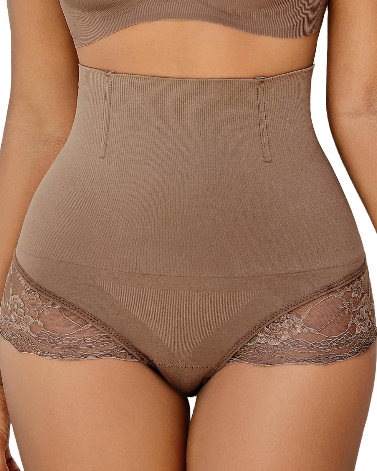 High Waist Shapewear Thong Seamless Slimming Tummy Control Thong Strapless Body Shaper - Wishe