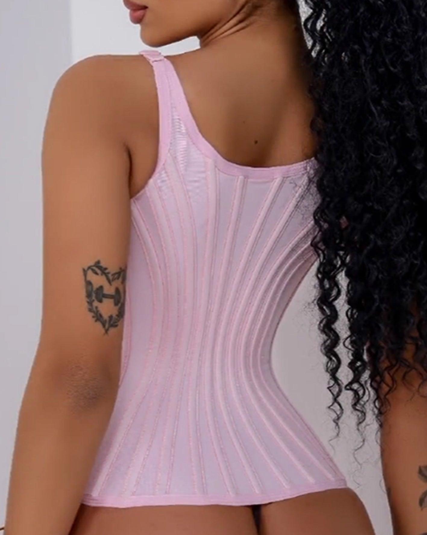 Multi-Colored Lace Shaping Vest(Pre-Sale) - Wishe