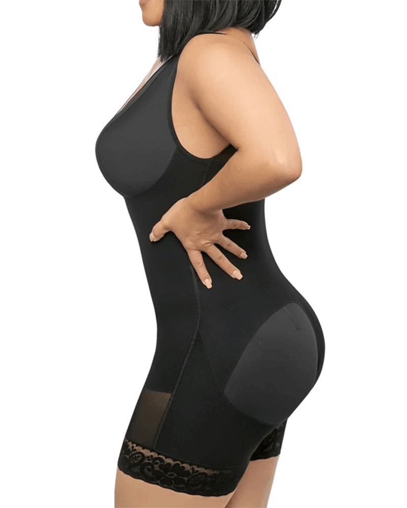 Sleeveless Postparto Post Surgery Compression Garment Control Abdomen Buttoned bodysuit Weight loss fitness - Wishe