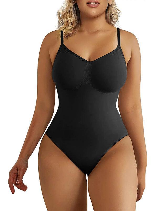 Seamless Tummy Control Shaping-figure Bodysuit - Wishe