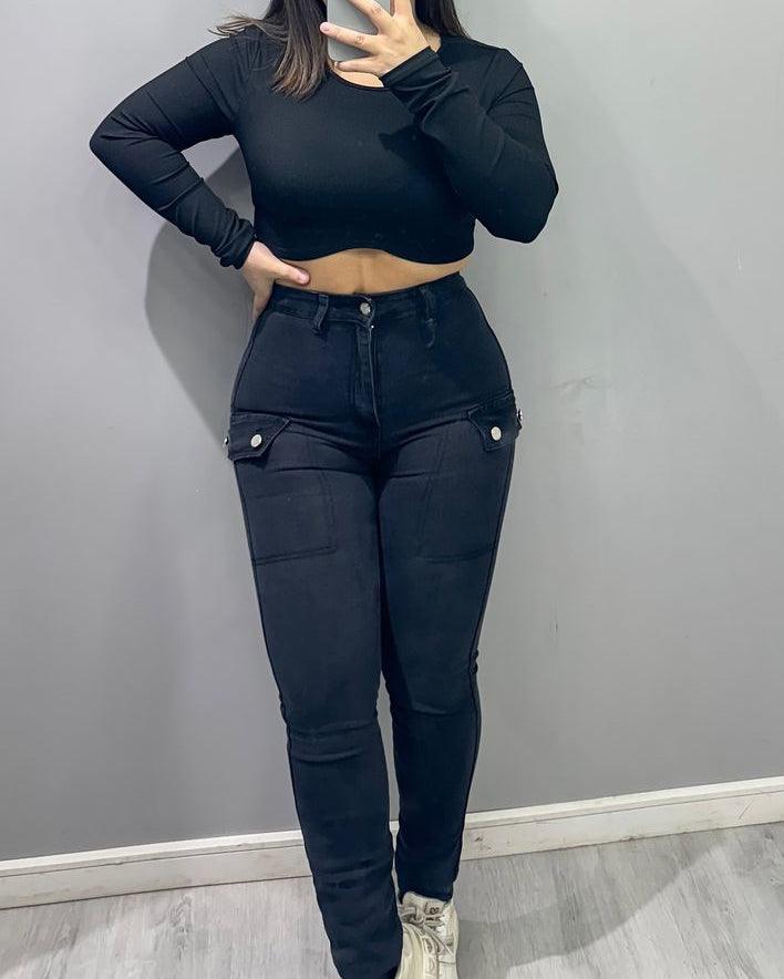 High Waist Skinny Butt Lift Jeans