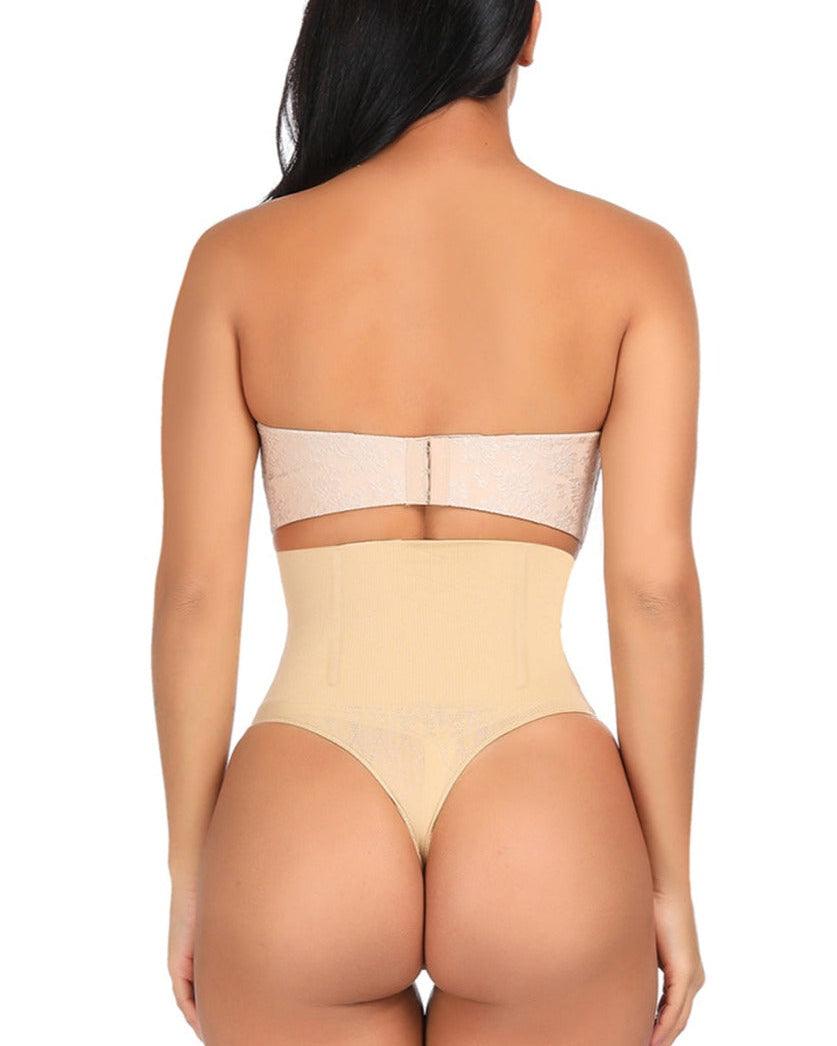 Seamless 4 Steel Bones Shapewear Thong Natural Shaping