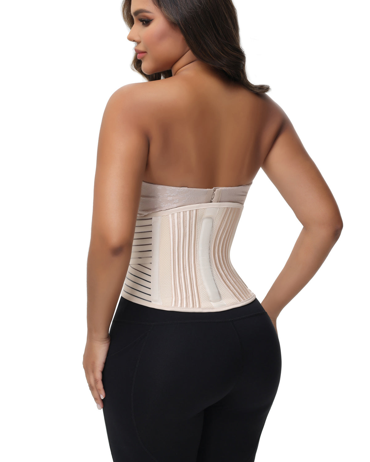 High Compression Velcro Waist Trainer Girdle Belt