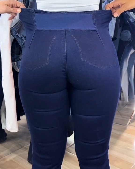 High Waist Skinny Peach Butt Jeans