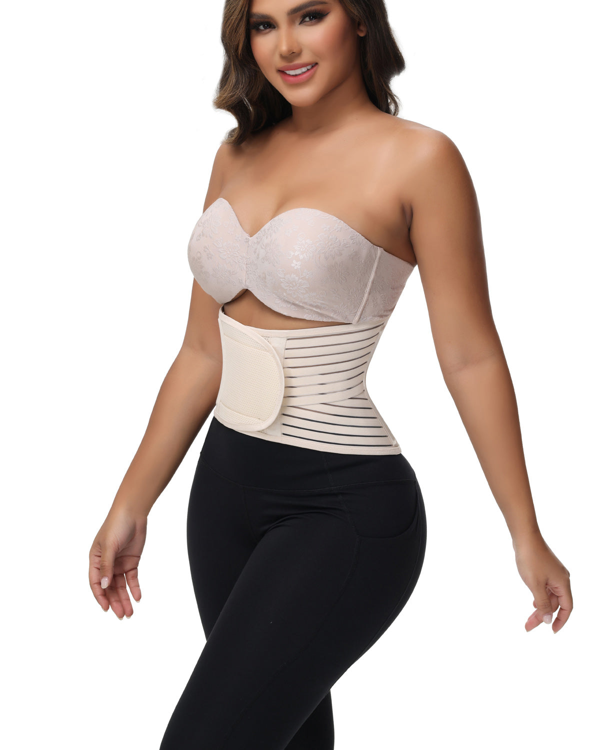 High Compression Velcro Waist Trainer Girdle Belt