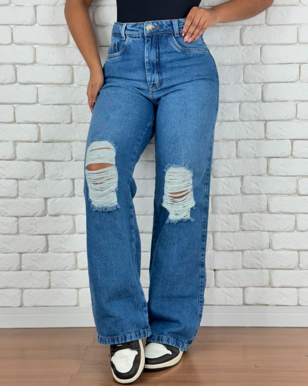 Calça Jeans Wide Leg Pimenta Original