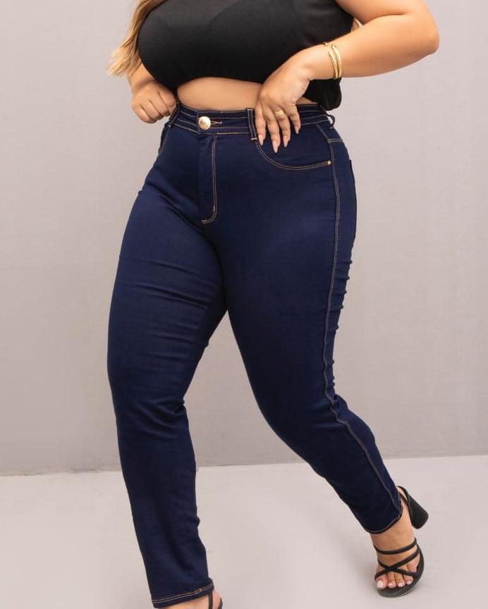 Deep Blue Interna Faja Shape Jeans