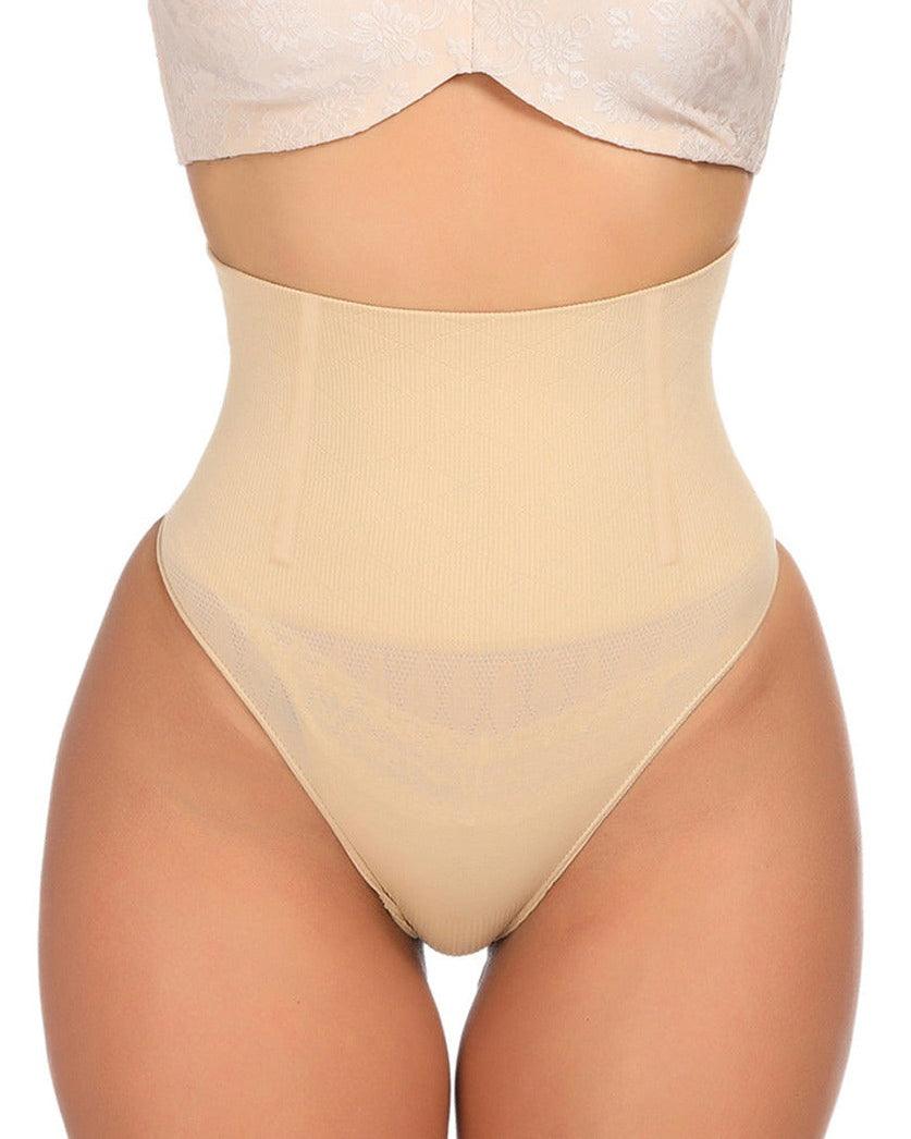 Seamless 4 Steel Bones Shapewear Thong Natural Shaping