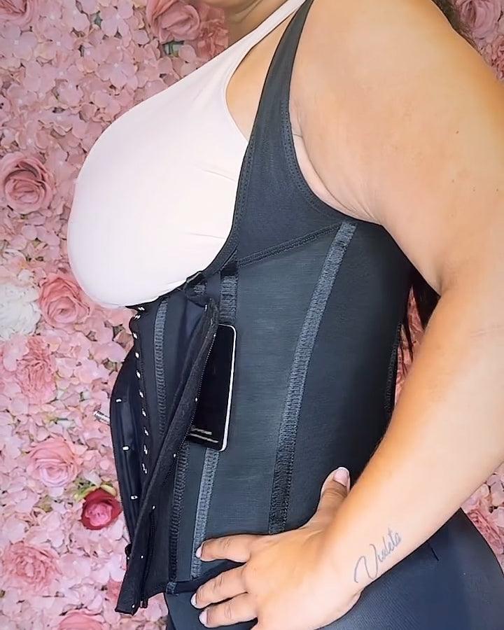 Black Super Shape Control Faja Vest