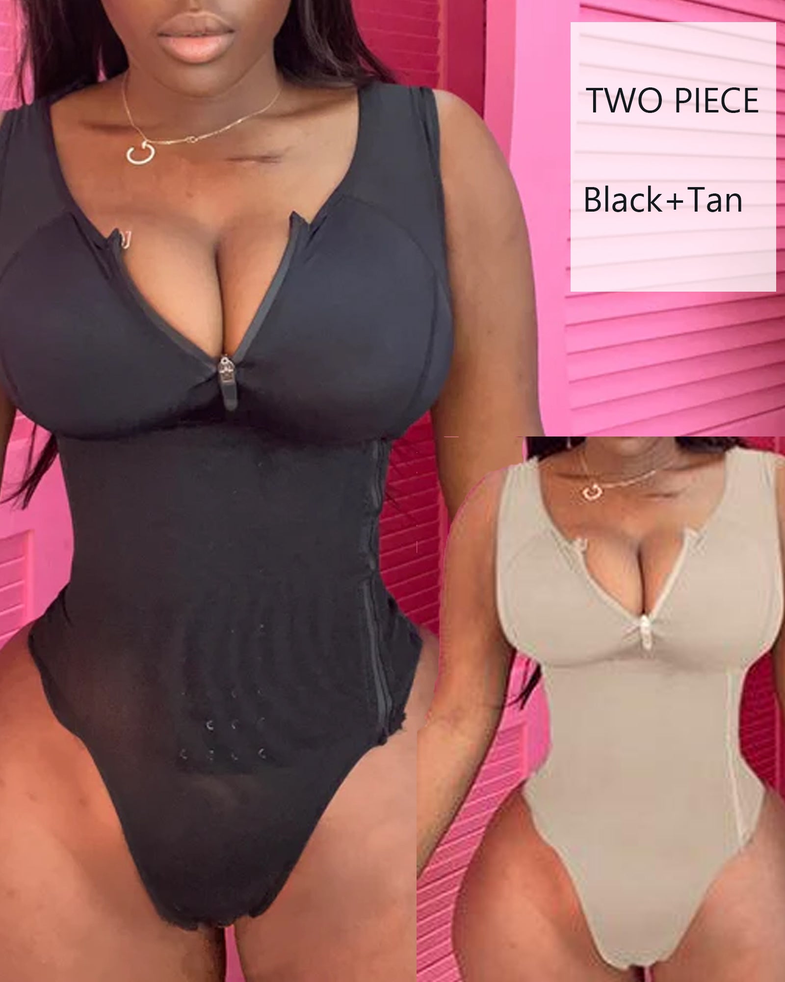 Stage 2 Side Zipper Waist Cinching Faja Waist Cinching Tummy Control Shapewear