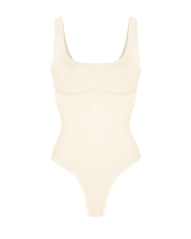 Vest Style Triangle Bodysuit - Wishe