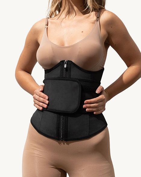 Curve Sculpting Strap + Zipper Waist Trainer